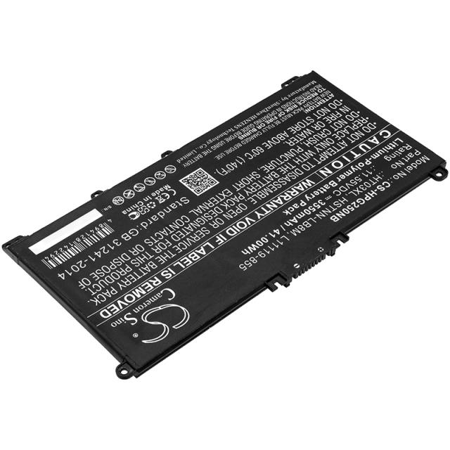 Laptop Battery for HP 14-CE1008TX, 15-DA0128NIA, HSTNN-DB8R HT03XL LiPo 11,55V 3550mAh CAMERON SINO 