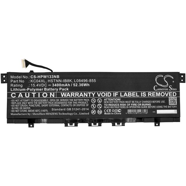 Батерия  за лаптоп HP ENVY 13-AH0000 HSTNN-IB8K TPN-W133 LIPo 15.4V 3400mAh Cameron Sino 