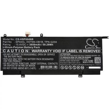 Laptop Battery for HP Spectre X360 13-AP0000NA, HSTNN-OB1B SP04XL LiPo 15.4V 3850 mAh CAMERON SINO
