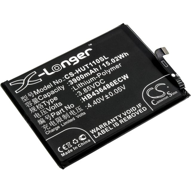 Mobile battery  Huawei BLA-AL00, CLT-L04, G10 Plus  HB436486ECW LiPo  3,85V 3900 mA Cameron Sino 