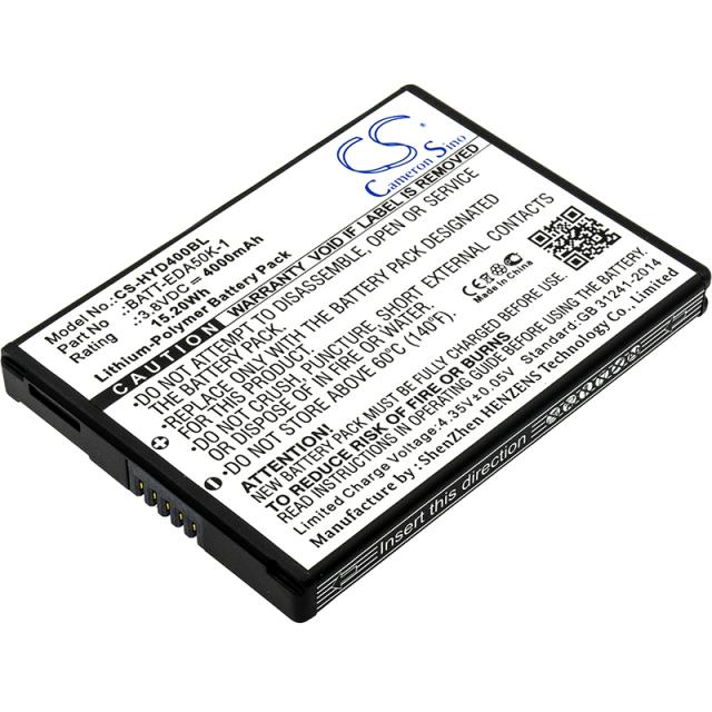 Батерия за баркод скенер Honeywell EDA50   50129589-001   LiPo  3.8V 4000mAh Cameron Sino 