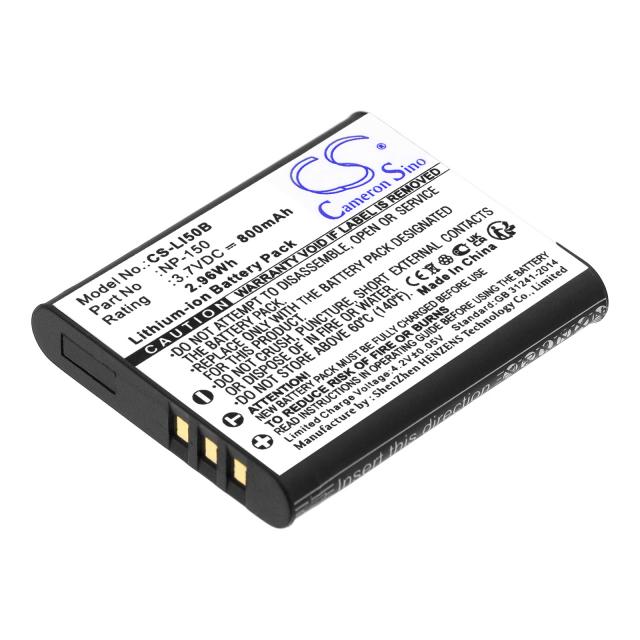 Camera Battery for OLYMPUS Li50 LiIon 3.7V 800mAh Cameron Sino 