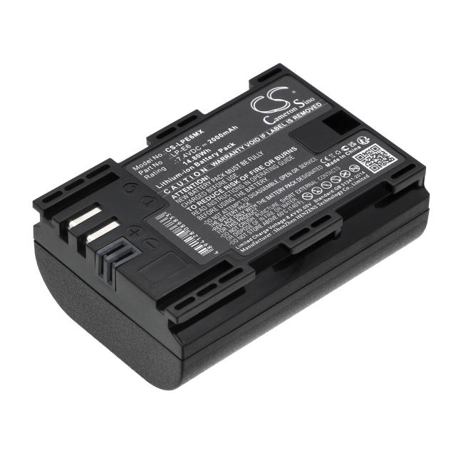 Camera Battery for CANON LPE6 LiIon 7.4V 2000mAh Cameron Sino 
