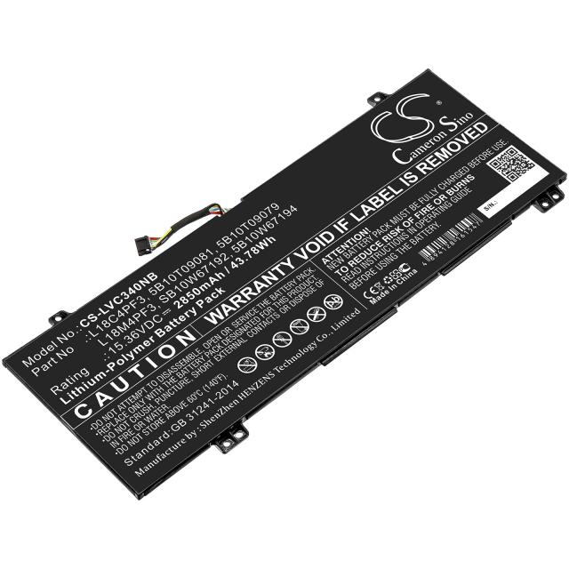 Laptop Battery for LENOVO IdeaPad C340-14API  L18C4PF3 15.36V 2850mAh LiPo CAMERON SINO 