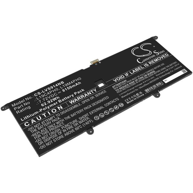 Baterie pentru laptop  LENOVO Yoga Slim 9 14ITL5 82D10000UK L19C4PH0  LiPo 7.72V 8150mAh CAMERON SINO 