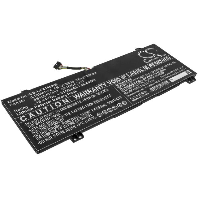 Laptop Battery for LENOVO L18M4PF4 Xiaoxin Air 14 2019, Ideapad S540-14IWL 15,44V 3150mAh CAMERON SINO 
