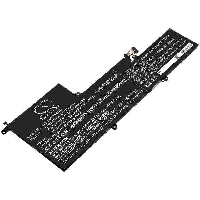 Laptop Battery for  LENOVO Yoga 14s, Yoga Slim 7 14ARE05 82A2001JBM, L19C4PF4 LiPo  15.36V 3850mAh CAMERON SINO 