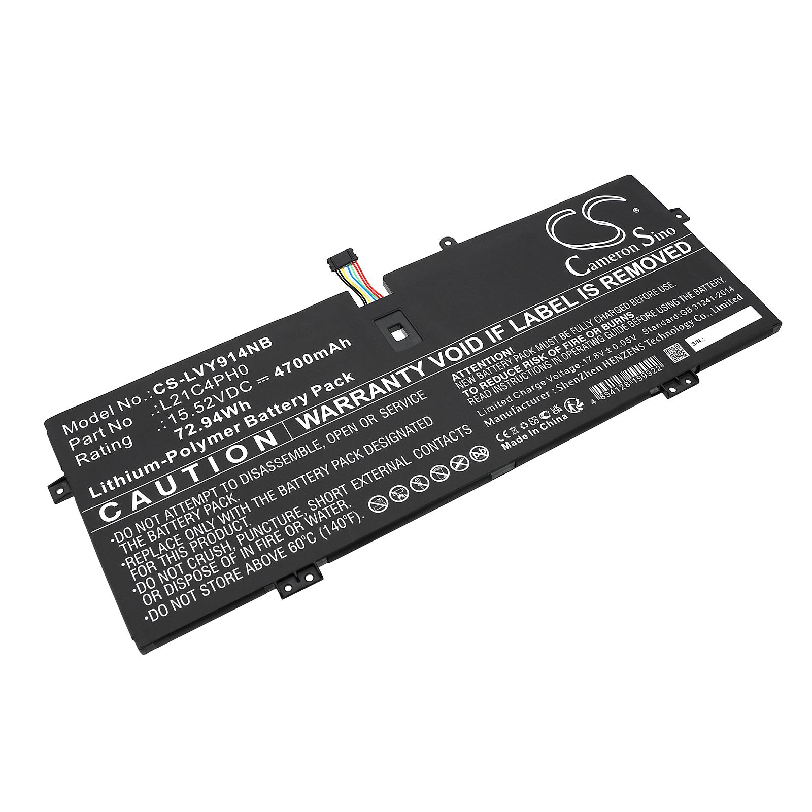 Батерия за лаптоп LENOVO Yoga 9 14IAP7 L21B4PH0 LiPo 15.52V 4700mAh CAMERON SINO