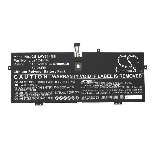 Батерия за лаптоп LENOVO Yoga 9 14IAP7 L21B4PH0 LiPo 15.52V 4700mAh CAMERON SINO 