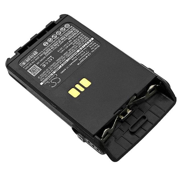 Camera Battery for Two-Way Radio  Motorola DP3000e, DP3441e, XiR P8600 PMNN4440 Liion  7,4V 1600mA Cameron Sino 