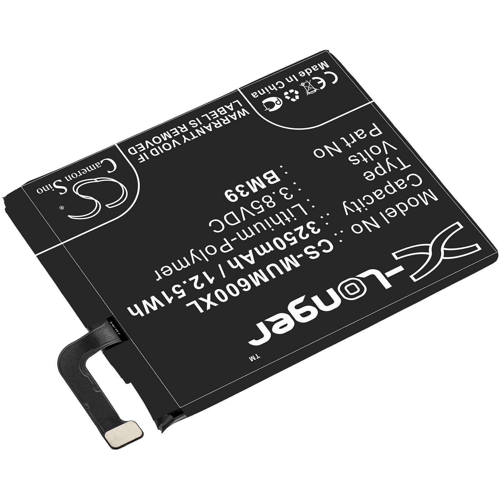 Батерия за мобилен телефон XIAOMI Mi6 BM39 3,85V 3250mAh LiPo CAMERON SINO