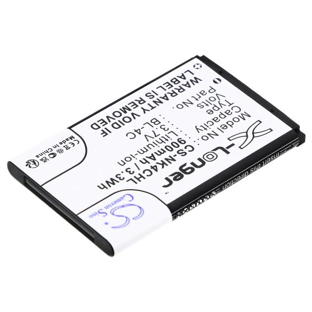 Mobile battery for  NOKIA 6100, 6200, 107, 108  BL-4C  LiIon 3,7V 900mAh CAMERON SINO 