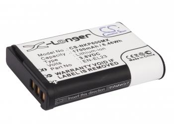 Camera Battery for NIKON EN-E23  Coolpix P600; P900  LiIon 3,8V  1700mAh  Cameron Sino