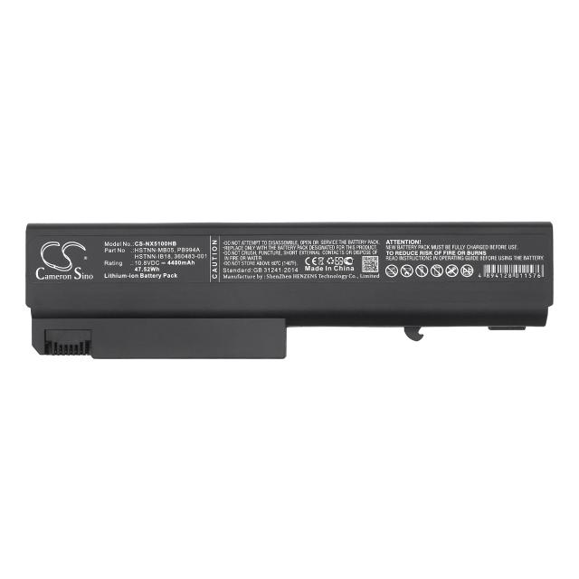 Laptop Battery for  HP Business NoteBook NX6315, 6510b, NC6110  HSTNN-I03C LiIon 10.8V 4400mAh CAMERON SINO 