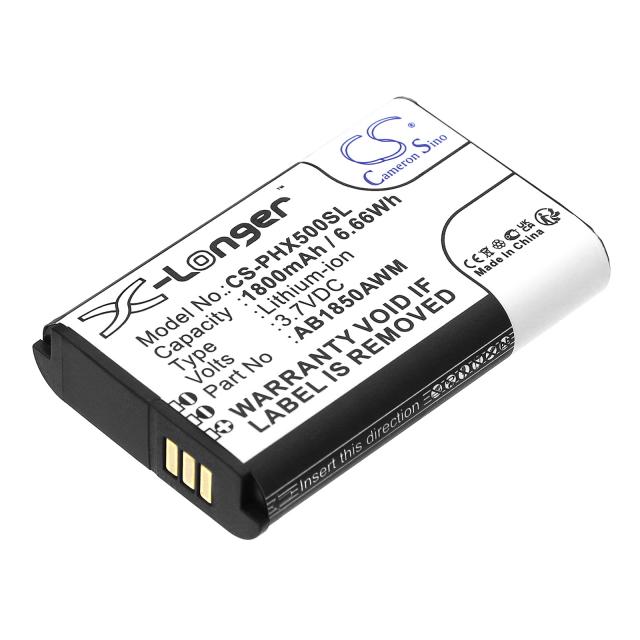 Mobile battery   PHILIPS AB1720AWM, AB1790AWM, Xenium 9A9K LiIon 3,7V 1800mAh CAMERON SINO 