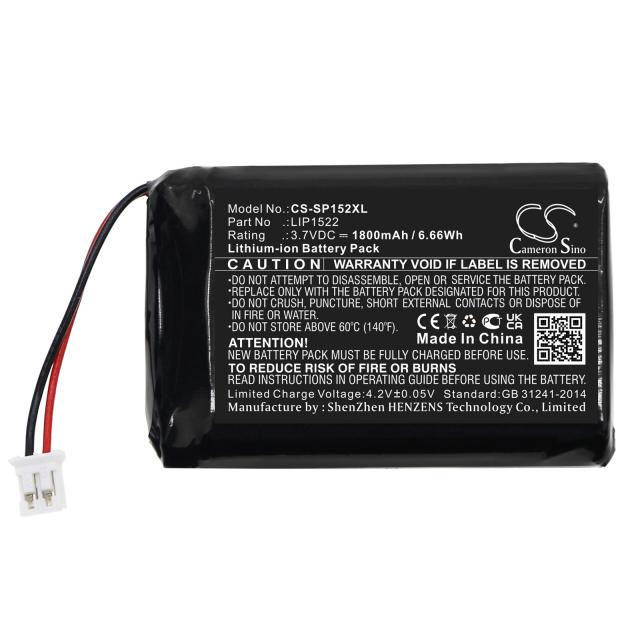 Camera Battery for SONY playstation Sony CUH-ZCT1E  Dualshock 4 Wireless Controller LIP1522  LiPo 3,7V 1800mAh Cameron Sino 
