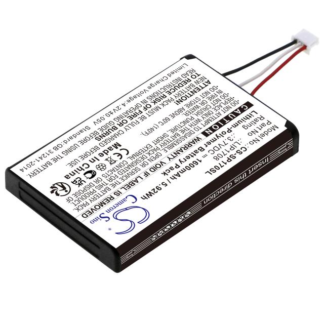 Camera Battery for SONY playstation Sony PS5 DualSense, CFI-1015A, CFI-ZCT1W LIP1708  LiPo 3,7V 1600mAh Cameron Sino 