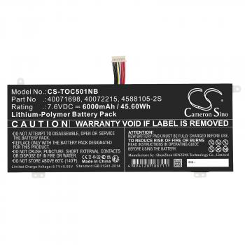 Laptop Battery for TOSHIBA Dynabook Satellite Pro C40-G-11G LiIPo 7,6V 6000mAh CAMERON SINO