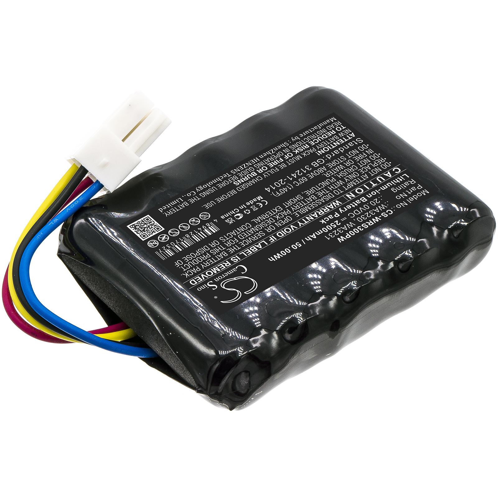 Батерия Cameron Sino, За косачка робот WORX Landroid S 390m2,Landroid S300  FERREX R800 Smart 20V 2500mAh Cameron Sino