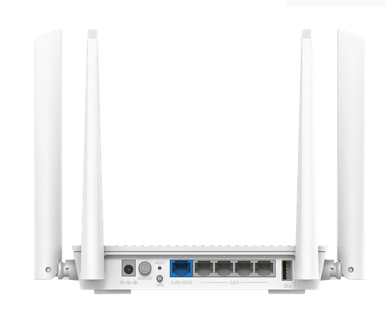 Безжичен рутер Cudy WR3000P 2.5G,AX3000, Mesh Poe Рутер, 4 x 10/100/1000Mbps Ports, 4 x 5dBi fixed антена 