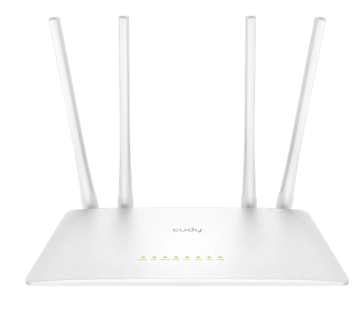 Безжичен рутер Cudy WR300S N300  802.11b/g/n,300Mbps/ 2.4GHz, 5 × 10/100Mbp, 4 × 5dBi fixed антени 