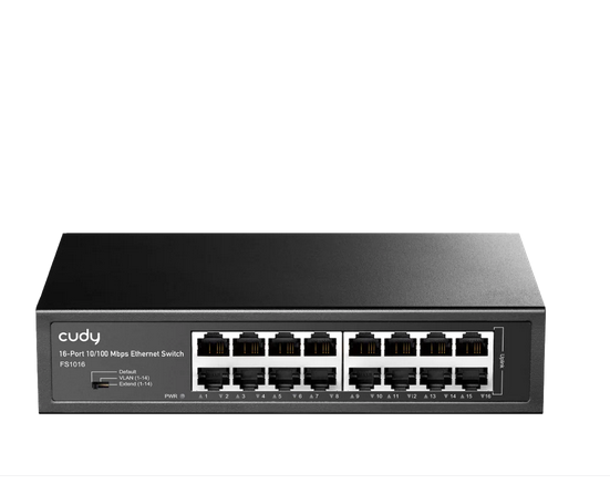 Switch Cudy FS1016, 16-Port 10/100Mbps, Metal Switch 