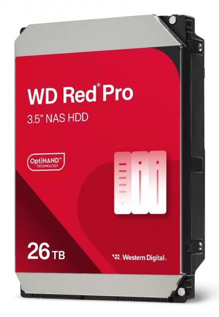Хард диск WD Red Pro, 26TB NAS, 3.5", 512MB, 7200RPM, WD260KFGX 