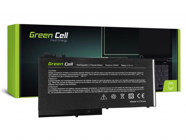 Laptop Battery for   Dell Latitude 12 5250 E5250 14 E5450 15 E5550 11 3150 3160 RYXXH  11,1V 2900mAh GREEN CELL 
