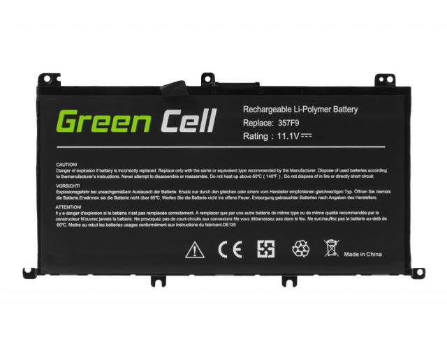 Laptop Battery for   Dell Inspiron 15 5576 5577 7557 7559 7566 7567  357F9 11.1V 4200mAh GREEN CELL 