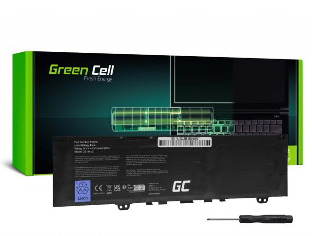 Laptop Battery for Dell Inspiron 13 5370 7370 7373 7380 7386, Dell Vostro 5370  11.4V 2310mAh  GREEN CELL 