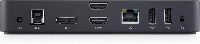 Triple Display Docking Station DELL D3100 ULTRA HD 4K - Black 