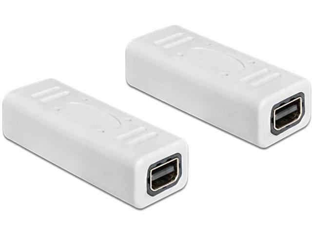 Delock Adapter mini DisplayPort 1.2 female > female Gender Changer 