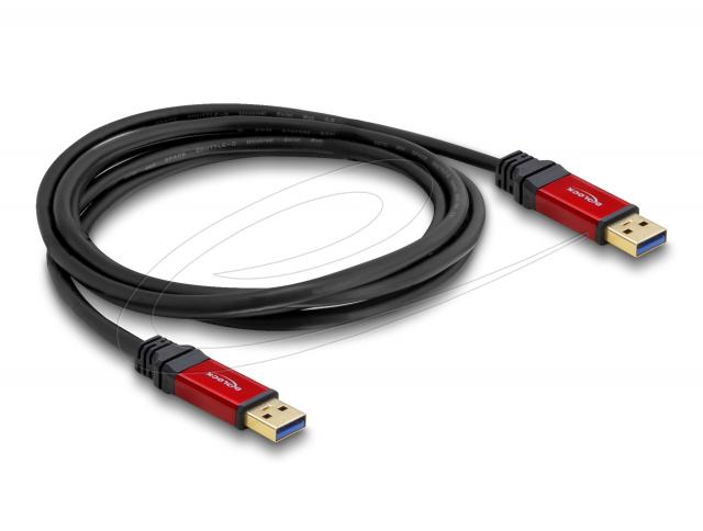 Delock Cable USB 3.2 Type-A male > USB 3.0 Type-A male 3 m metal 