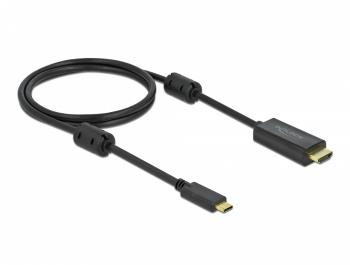 Delock Active USB Type-C to HDMI Cable (DP Alt Mode) 4K 60 Hz 1 m