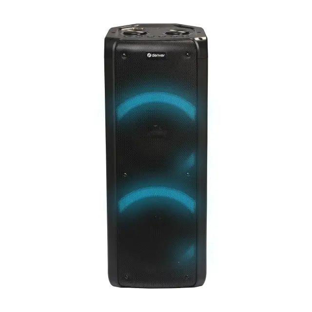 Блутут парти караоке колона Denver BPS-352 с LED осветление, микрофон, 2 x 6,5” woofers 