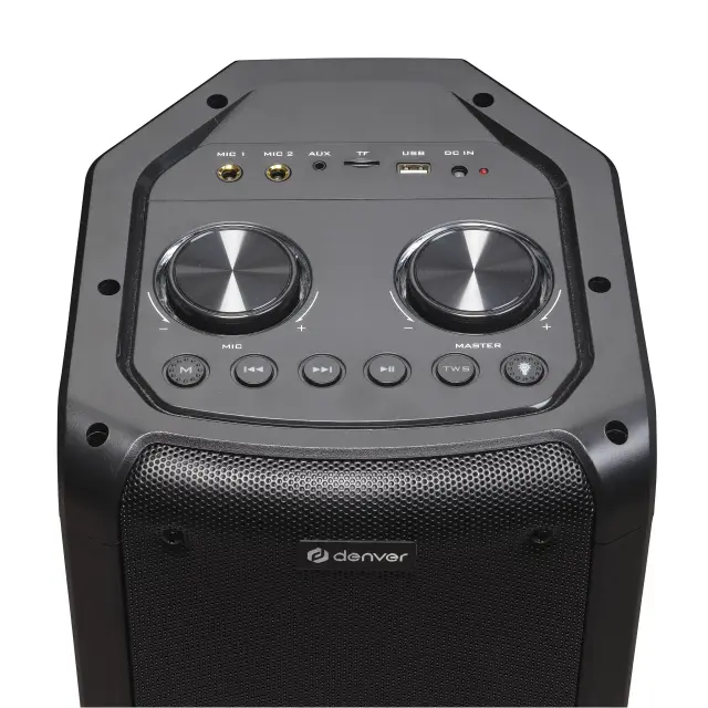 Блутут парти караоке колона Denver BPS-352 с LED осветление, микрофон, 2 x 6,5” woofers 
