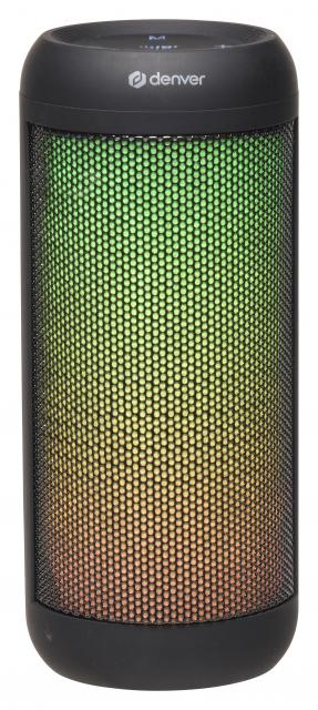 Блутут колонка Denver BTL-63, с RGB осветление и опция за TWS сдвояване 