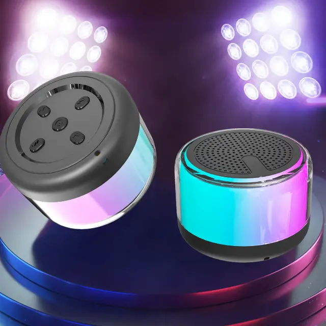 Блутут колонка Denver BTP-103, с RGB осветление и опция за TWS сдвояване 