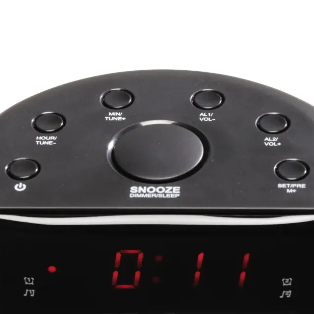 FM радио часовник Denver CR-430MK2, с двойна аларма и LED дисплей 