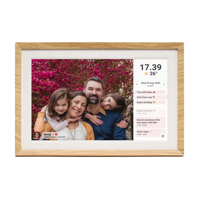 Дигитална смарт фоторамка Denver PFF-1018, 10.1" Wi-Fi, Frameo app 