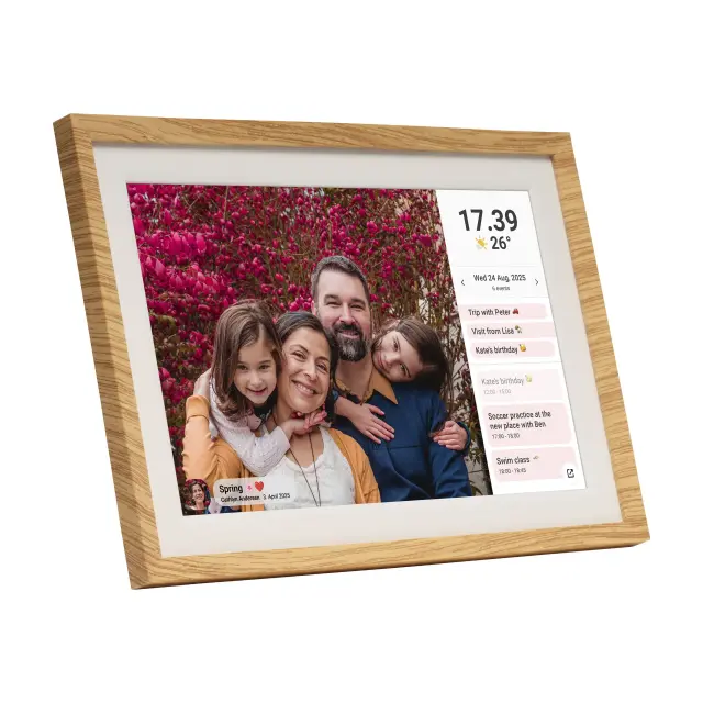 Дигитална смарт фоторамка Denver PFF-1018, 10.1" Wi-Fi, Frameo app 