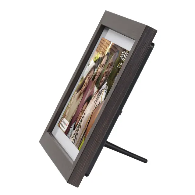 Дигитална смарт фоторамка Denver PFF-1042DW Dark Wood, 10.1" Wi-Fi, Frameo app 