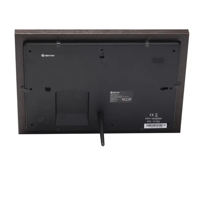 Дигитална смарт фоторамка Denver PFF-1042DW Dark Wood, 10.1" Wi-Fi, Frameo app 