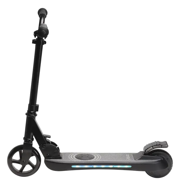Детска електрическа тротинетка Denver SCK-5500B Black със 120 W мотор и LED светещи колела 