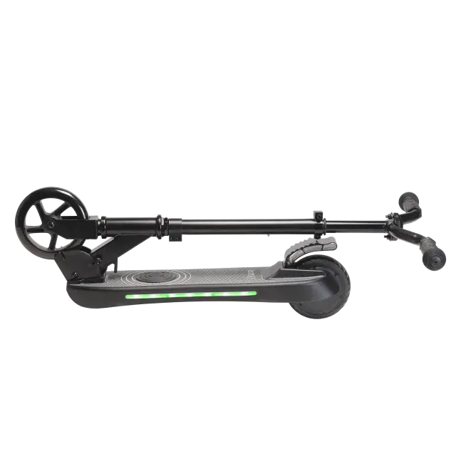 Детска електрическа тротинетка Denver SCK-5500B Black със 120 W мотор и LED светещи колела 