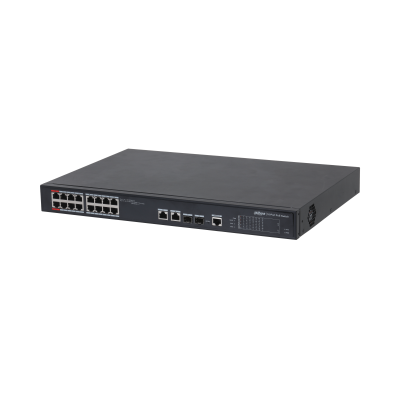 Switch Dahua PFS4218-16ET-240, 16 ports, managed, PoE, Gigabit 