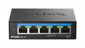 Switch D-Link DMS-105/E, 5 портов 2.5G Multi-Gigabit