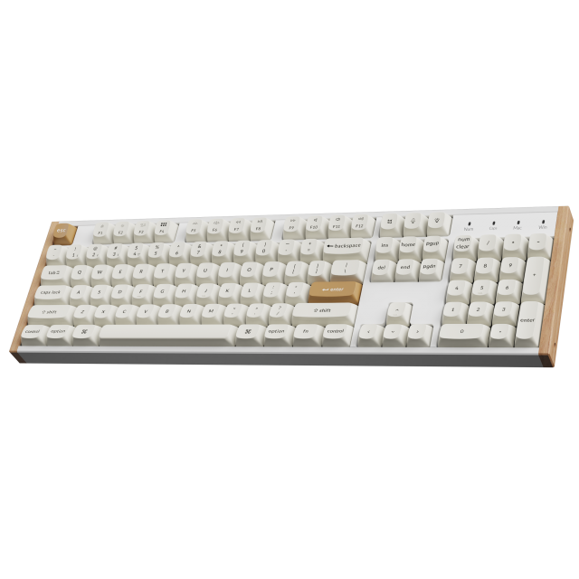 Wireless Mechanical Keyboard Keychron K10 HE Magnetic Switch - White Special Edition 