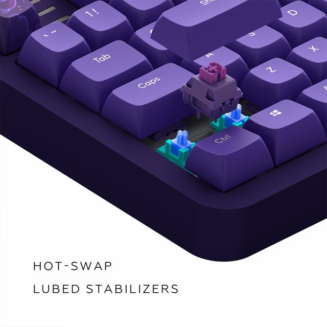 Gaming Mechanical Keyboard Dark Project ALU87B Celestial RGB 