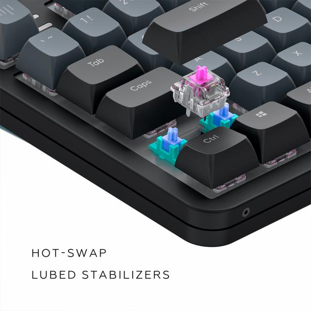 Gaming Mechanical Keyboard Dark Project ALU87A Midnight RGB 